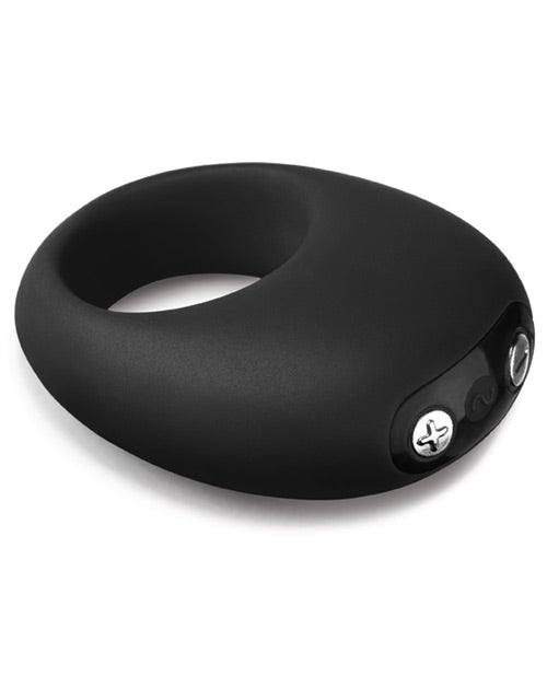 Je Joue Mio Cock Ring w/Five Vibrations - Black & Purple